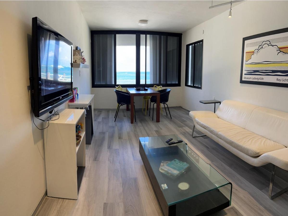 Oceanfront Condo At Unique Location Канкун Экстерьер фото